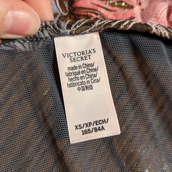 Victoria's Secret Dream Angel Brocade Ruffle Bodysuit mesh back SZ XS SMALL - Picture 2 of 3